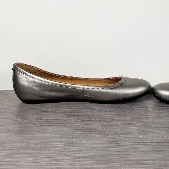 Naturalizer Brittany Ballet Flat, Pewter Leather, Womens Size 9.5 M / 39.5 - Picture 6 of 12